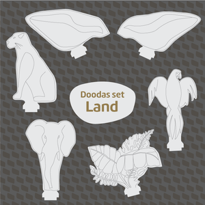 Doodas set Land